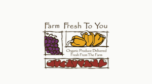 Farm Fresh to You logo on Playmates Cooperative Fundraising page